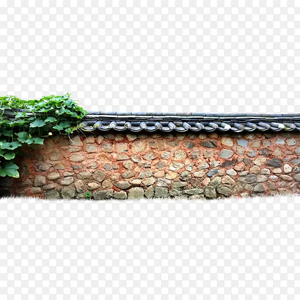 一个土院墙免抠素材