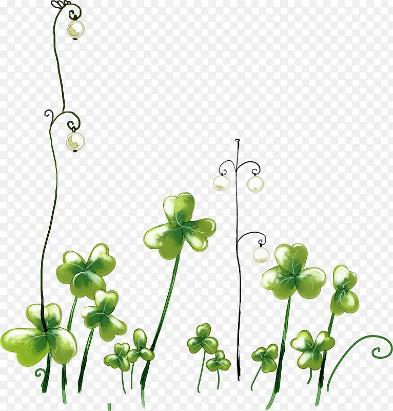 绿色清新创意植物