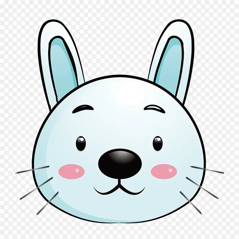手绘猫头