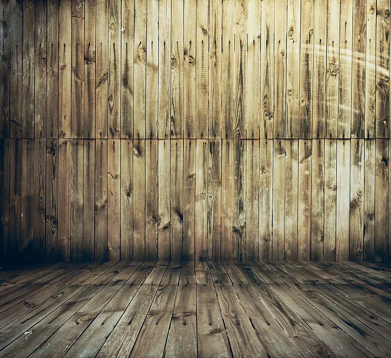 木板与木地板背景边框