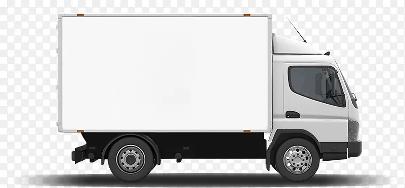 白色货车装饰图标