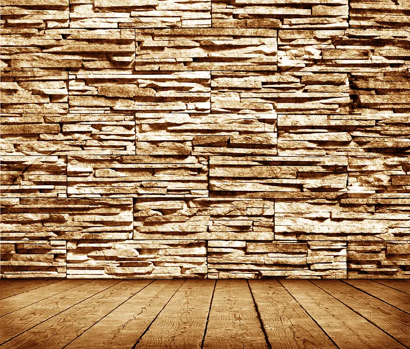木板砖墙背景