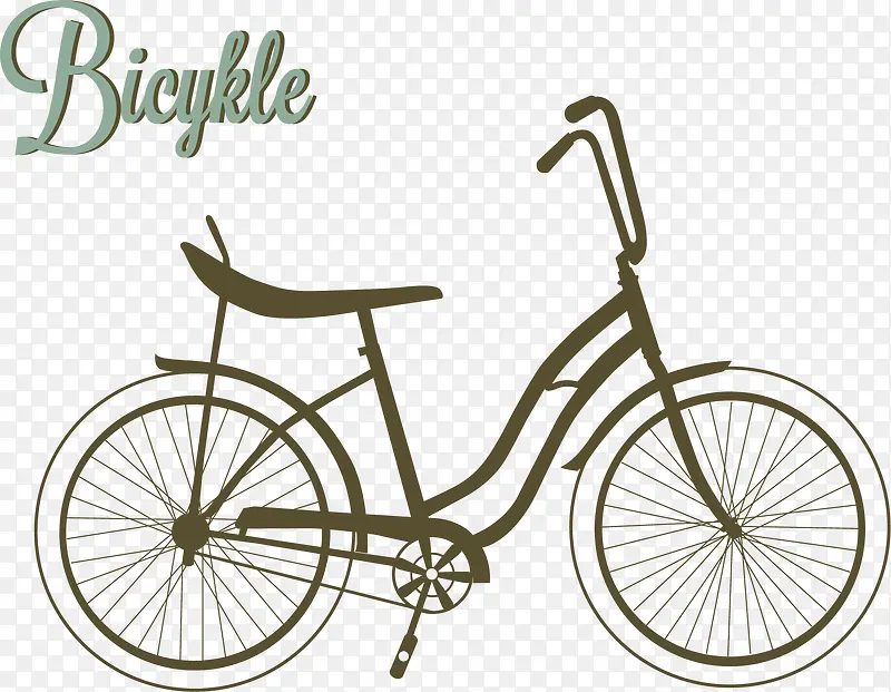 矢量自行车小单车