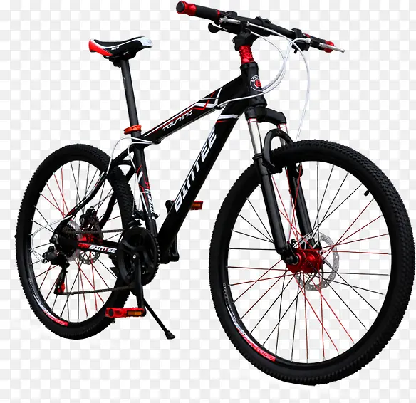 黑红色高清自行车
