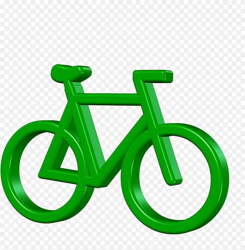 绿色的自行车