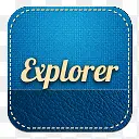 explorer蓝色图标PNG图片素材下载_图片编号qnzwxlrj-免抠素材网