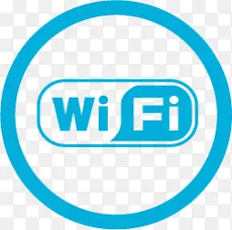 WiFI地铁车站的蓝色图标