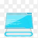 蓝色透明系统PNG网页图标硬盘