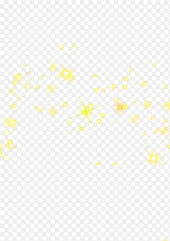 黄色放射星光酒吧海报