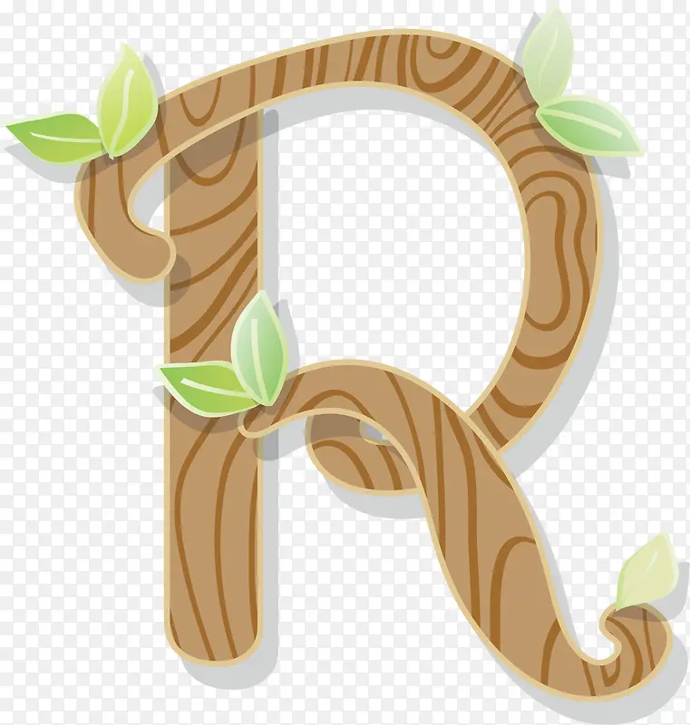 卡通字母R