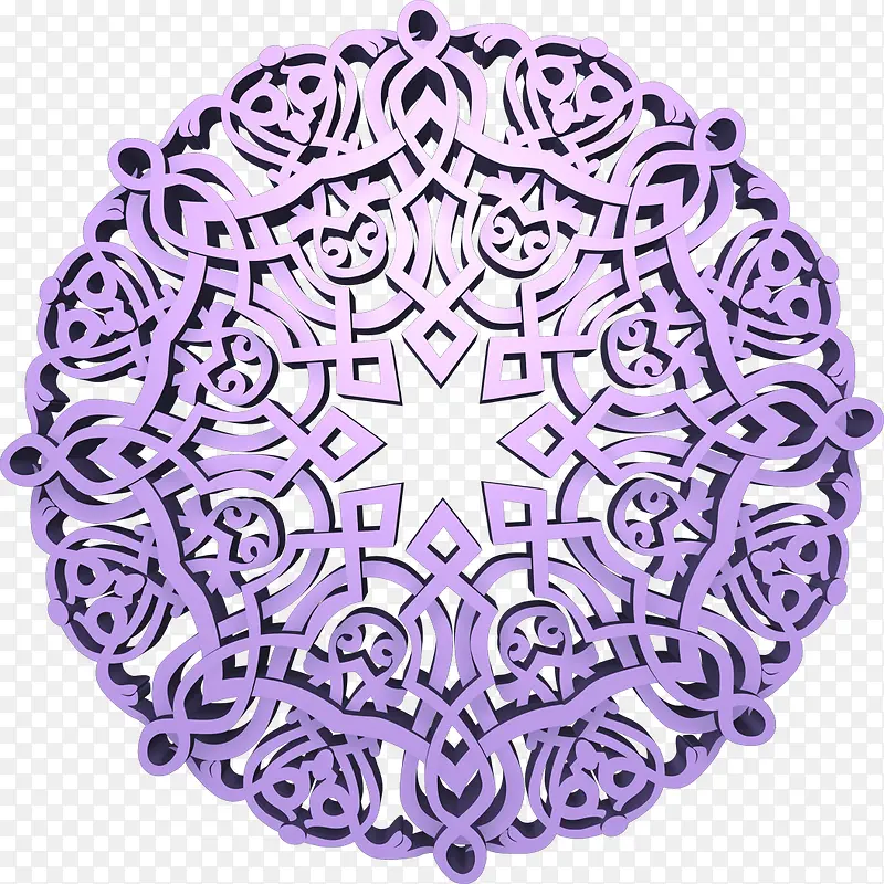 紫色中国风装饰背景