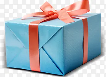 蓝色礼盒圣诞节背景