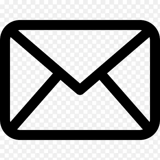 电子邮件信封外形圆角图标