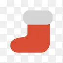 圣诞红色袜子图片
