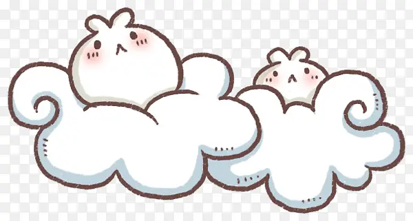 卡通手绘云彩