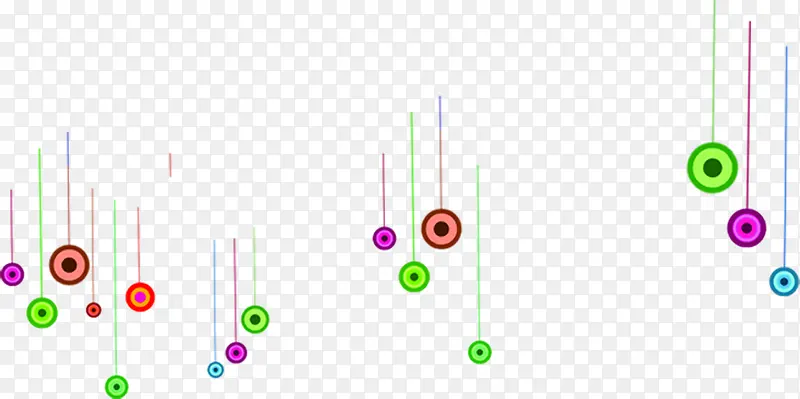 电商漂浮装饰圆点卡通