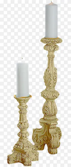 华丽烛台和蜡烛
