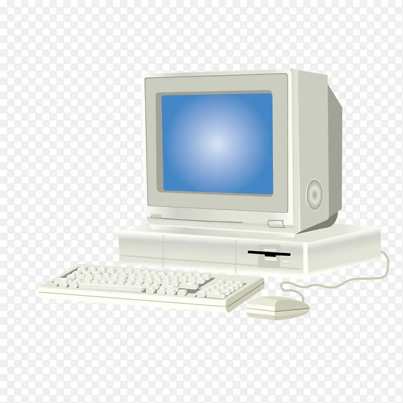 白色台式电脑
