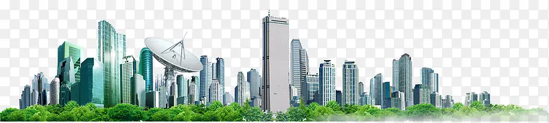 城市高楼楼群建筑