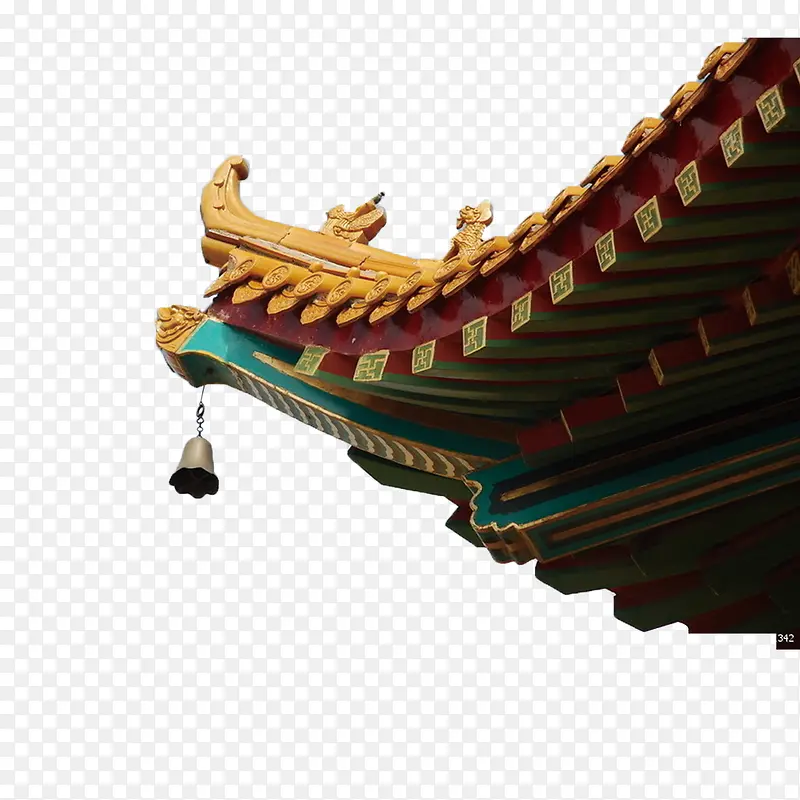 中国风屋檐装饰图案