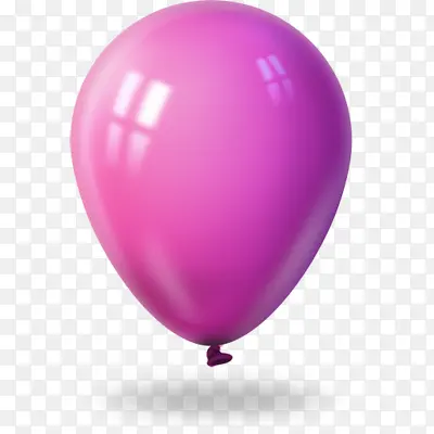 紫色气球海报设计