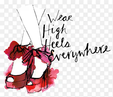 Wear High Heela Verywhere