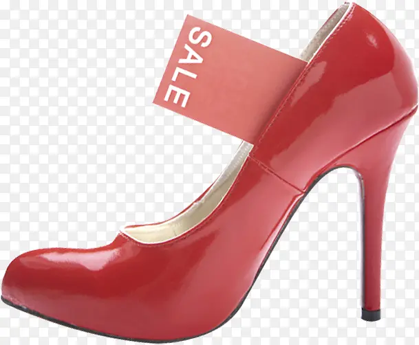 红色摩登高跟鞋特价女鞋
