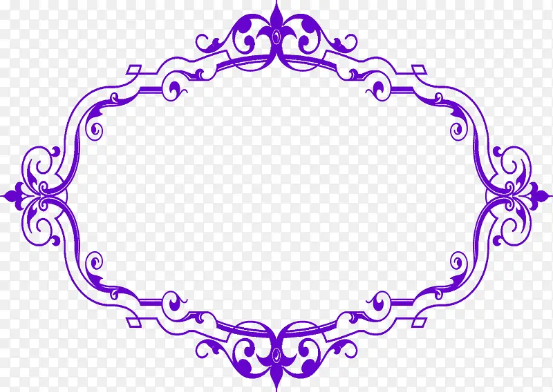 欧式紫色婚庆花纹