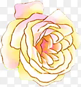黄色玫瑰婚庆海报
