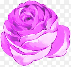 紫色玫瑰婚庆海报