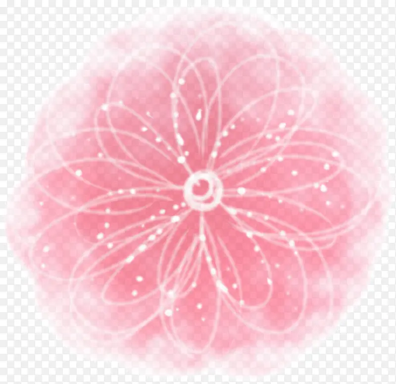 韩式小清新粉色创意花卉