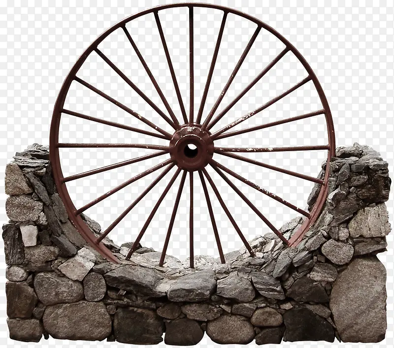古代车轮展示