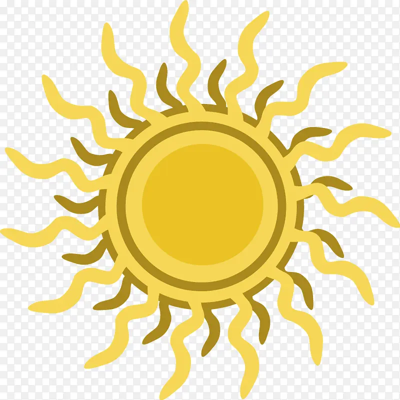 卡通手绘精美太阳