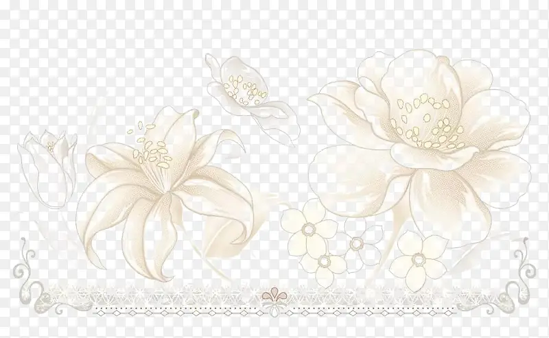 朦胧的小花