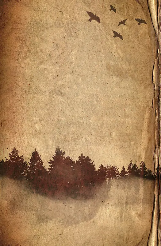 树木纸张背景