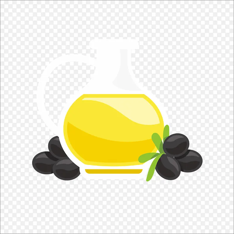 扁平化橄榄茶