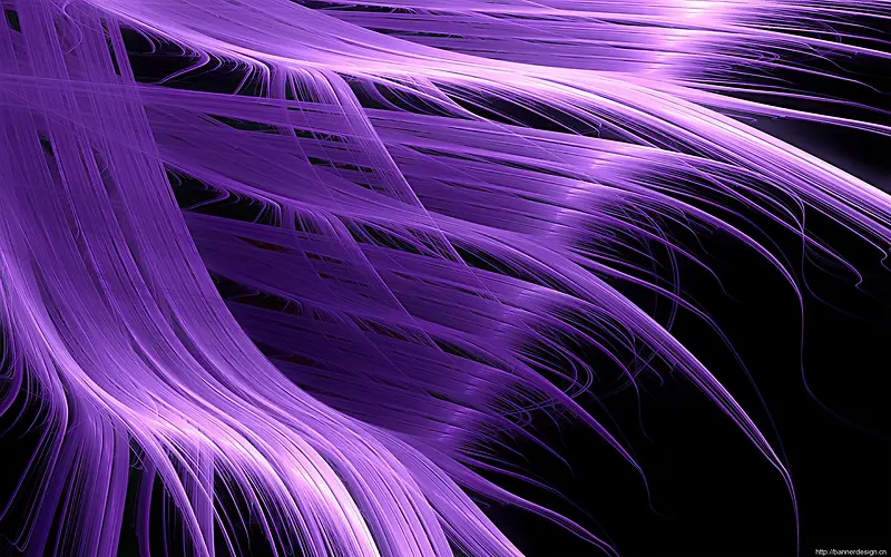 紫色光效线条背景