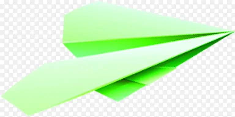 绿色纸飞机招聘海报