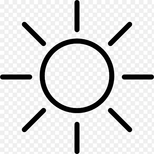 太阳光图标