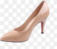 粉色女士高跟鞋效果