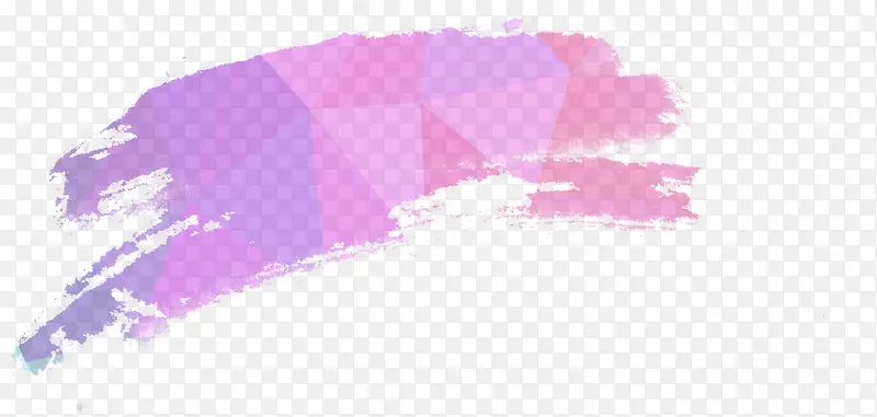 紫色艺术墨迹创意设计