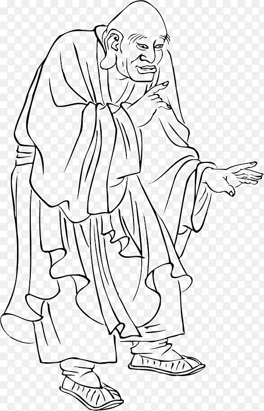 白描人物