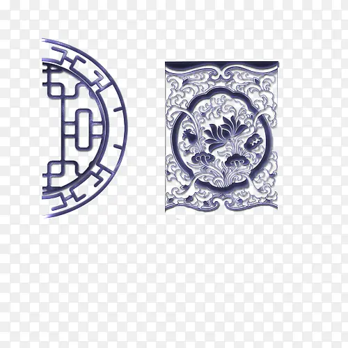 中国风门窗花纹