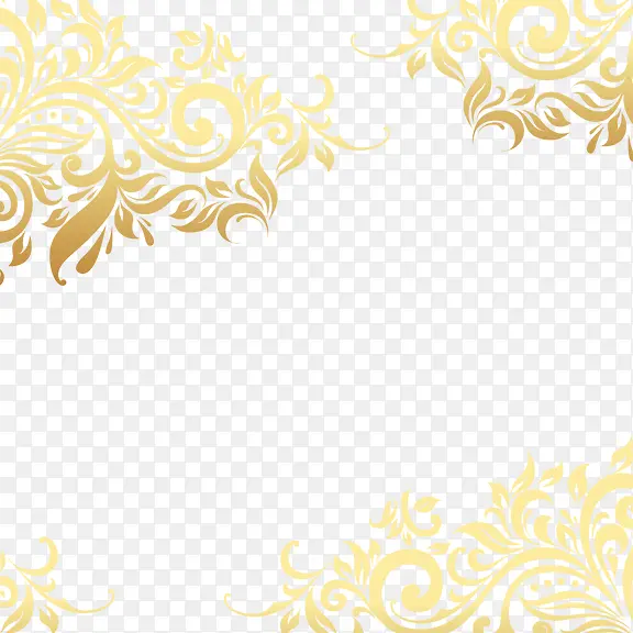 金色花纹底纹