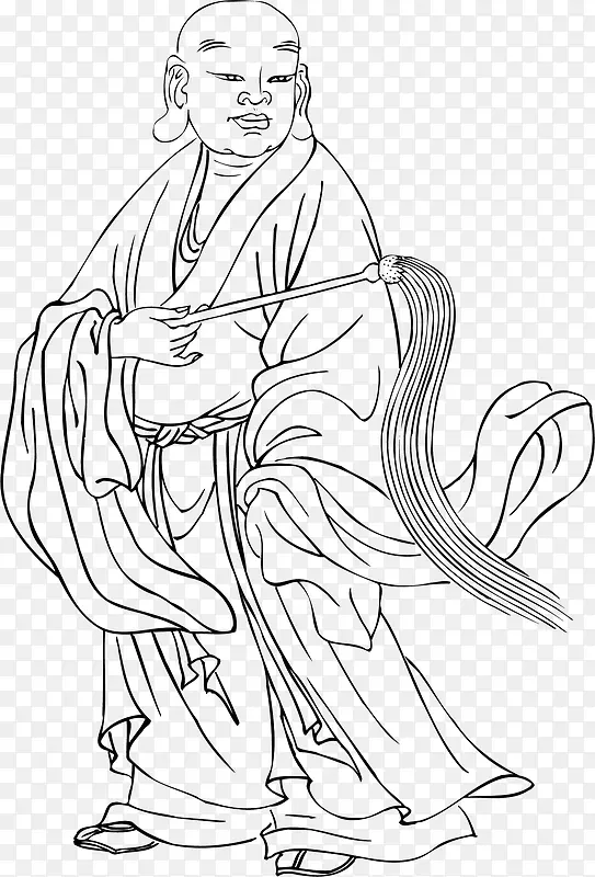 白描人物