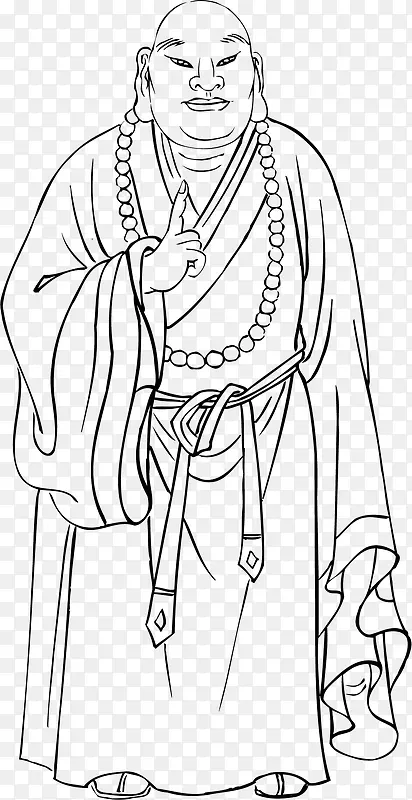 白描人物