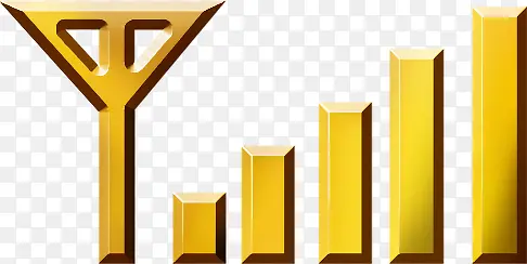 金色卡通信号奥运会
