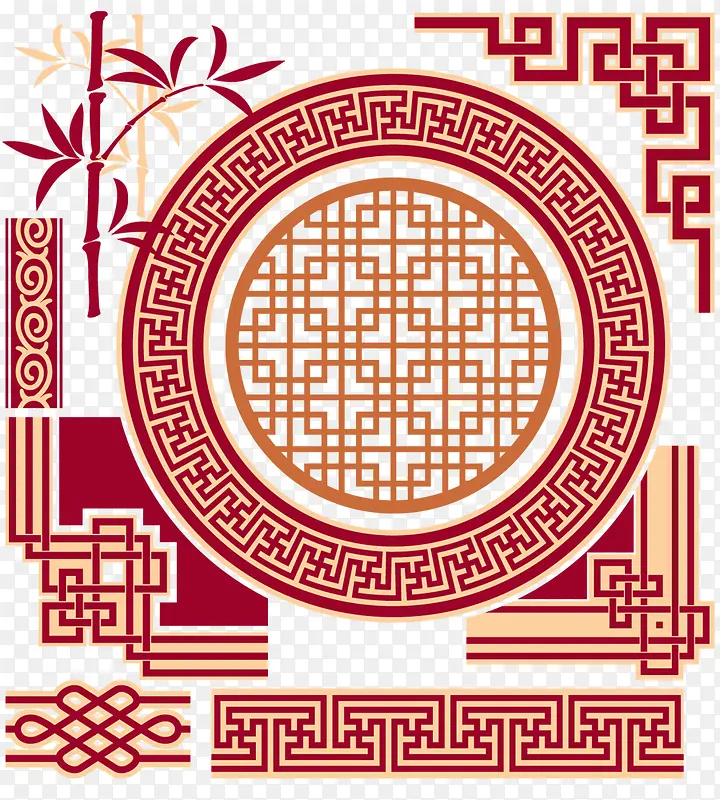 中国风古典装饰元素