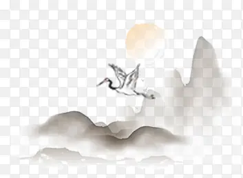 水墨山水风景PNG图片素材下载_图片编号yemvaopm-免抠素材网