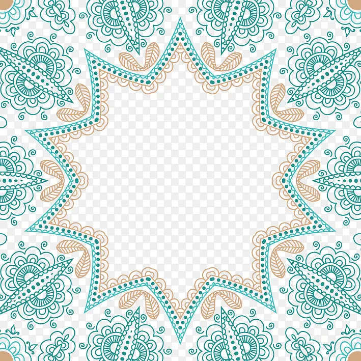 星形花纹